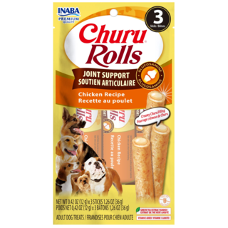 Inaba Churu Rolls Joint Support Chicken Recipe Dog Treats