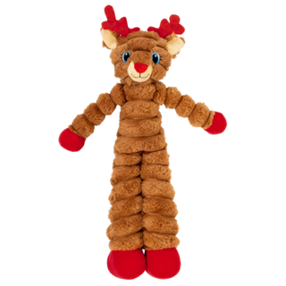 KONG Holiday Shakers Crumples Reindeer Dog Toy