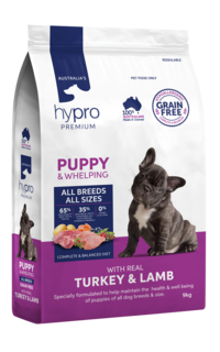 Hypro Premium Grain Free Puppy & Whelping Turkey & Lamb Dry Dog Food