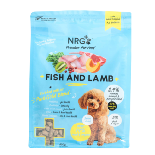 NRG+ Pure Gold Blend Fish & Lamb Freeze Dried Dog Food