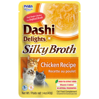 Inaba Dashi Delights Silky Broth Chicken Wet Cat Food