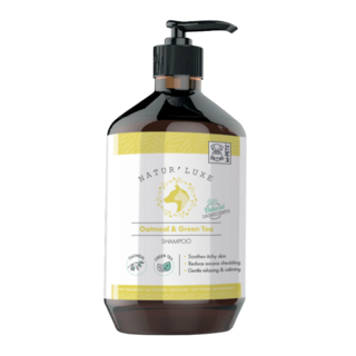 M-PETS NATUR'LUXE Oatmeal and Green Tea Dog Shampoo
