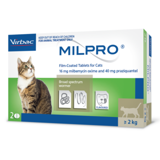 Milpro All Wormer Tablets for Cats