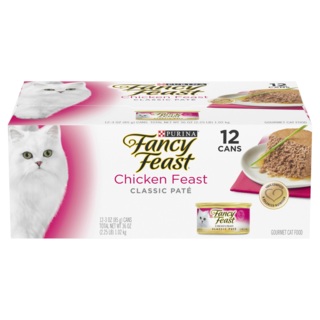 Fancy Feast Adult Classic Chicken Pate Collection Wet Cat Food Pack