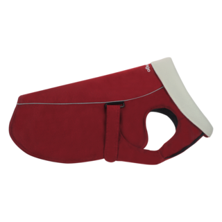 Dog raincoat Red Dingo Perfect Fit 45cm Red