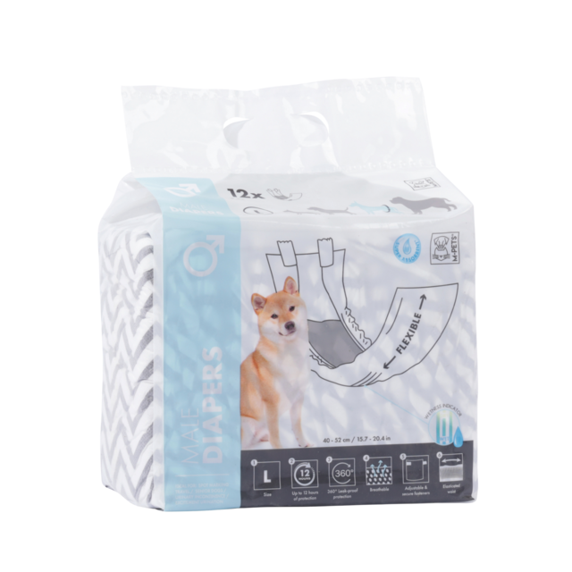 M-PETS Disposable Male Dog Diaper - Product Image 2