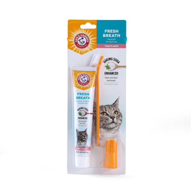 Arm & Hammer Fresh Breath Tuna Dental Kit for Cats - Product Image
