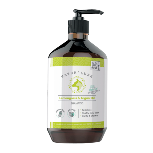 M-PETS NATUR'LUXE Lemongrass and Argan Oil Shampoo - Product Image