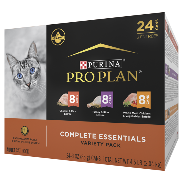 Pro Plan Adult Complete Essentials Poultry Favourites Variety Pack Wet Cat Food  - Product Image 1
