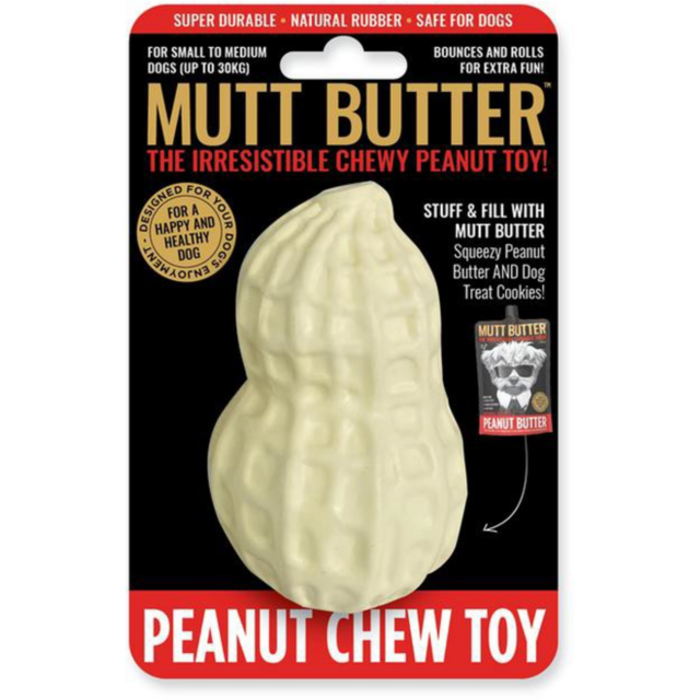 Mutt Butter Peanut Dog Chew Toy - Product Image