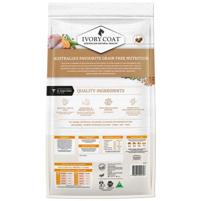 Ivory Coat Grain Free Chicken Adult Dry Dog Food - Product Image 13