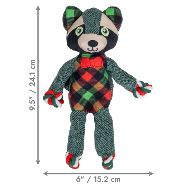 KONG Holiday Floppy Knots Dapper Dog Toy - Product Image 2