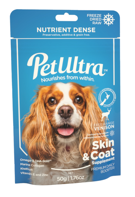 PetUltra Skin & Coat Premium Daily Booster Dog Supplement - Product Image