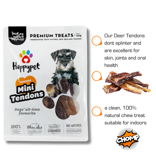 HappyPet Mini Meaty Tendons Dog Treats - Product Image 1