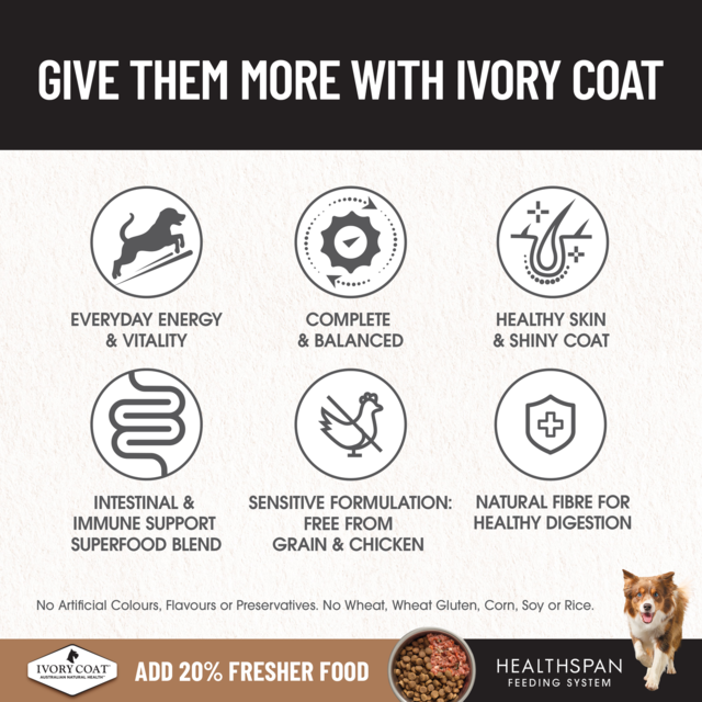 Ivory Coat Grain Free Large Breed Lamb Adult Dry Dog Food - Product Image 3