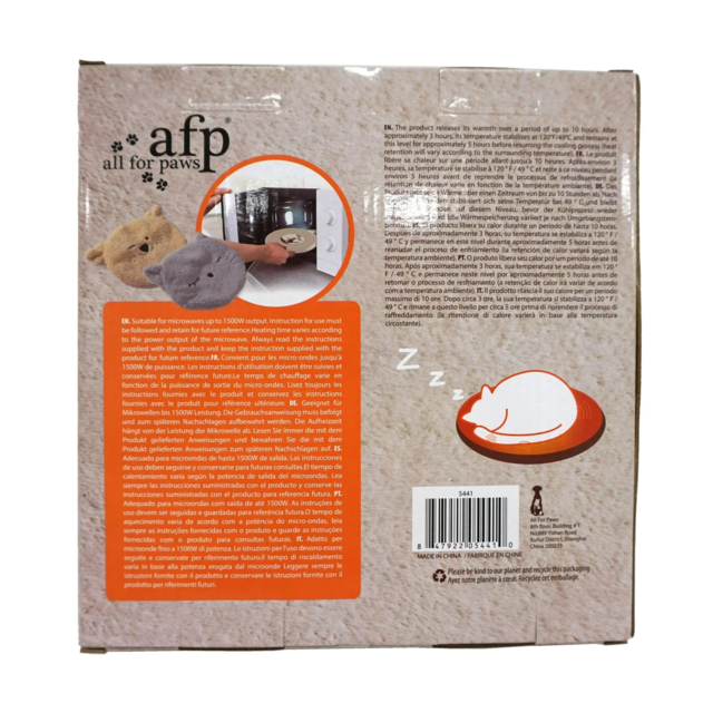 All For Paws Lambswool Pet Microwave Heating Pad - Product Image 1