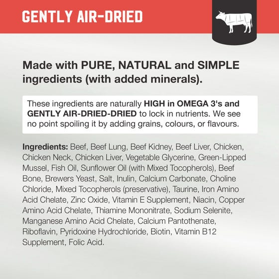 Kiwi Kitchens Beef & Chicken Air Dried Cat Food - Product Image 10