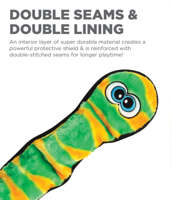 Outward Hound Invincibles Snake XXL Dog Toy - Product Image 1