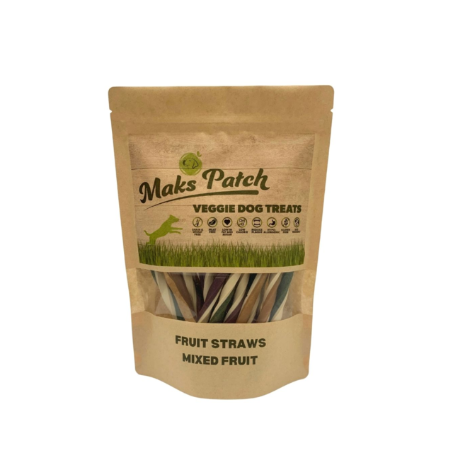 Mak's Patch Mixed Fruit Straws Dog Treats - Product Image 1