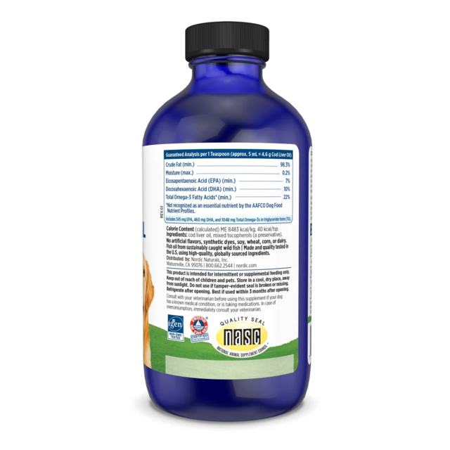 Nordic Naturals Pet Cod Liver Oil Dog Supplement - Product Image 1