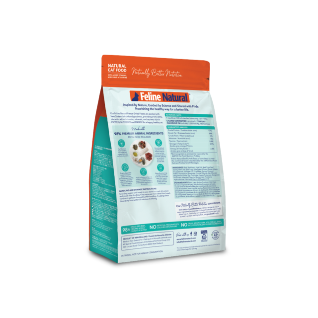Feline Natural Beef & Hoki Feast Freeze Dried Cat Food - Product Image 5