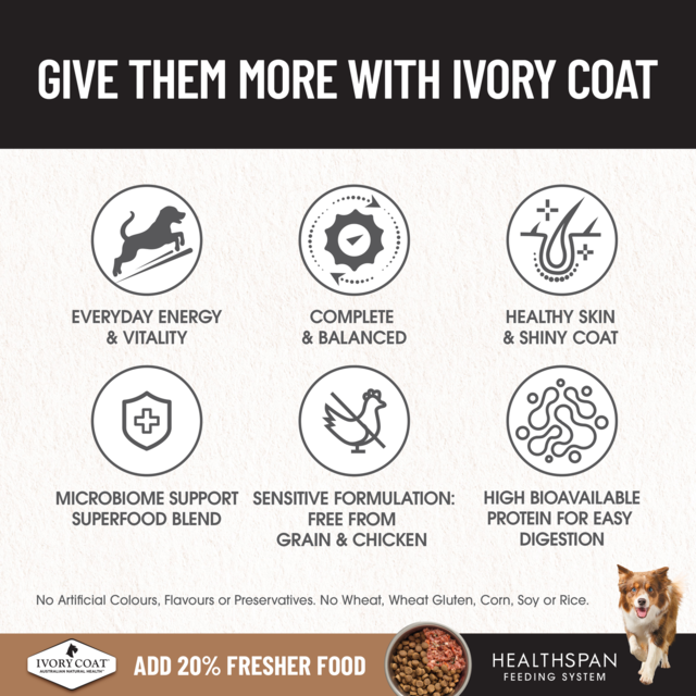 Ivory Coat Grain Free Sensitive Salmon & Ocean Fish Adult Dry Dog Food - Product Image 3