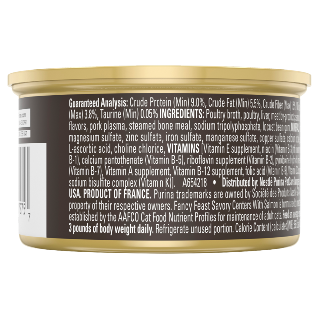 Fancy Feast Savory Centers Pate with Salmon & Gourmet Gravy Wet Cat Food - Product Image 9