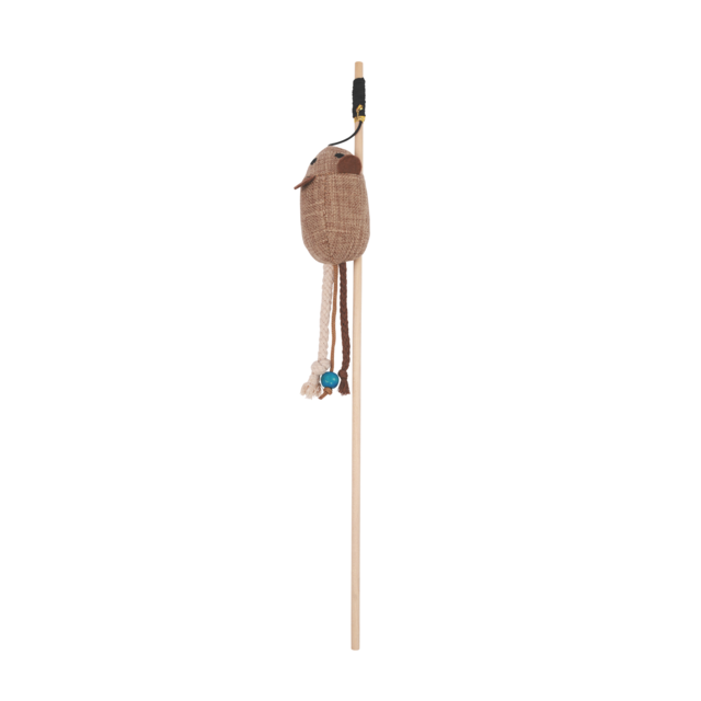 M-PETS Charmy Penny Mouse Wand Cat Toy - Product Image 1