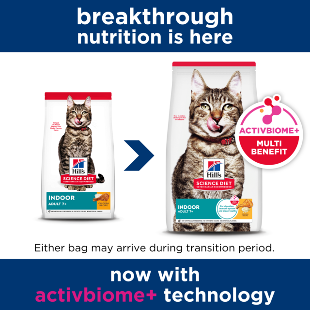 Hill's Science Diet Adult 7+ Indoor Senior Dry Cat Food - Product Image 1