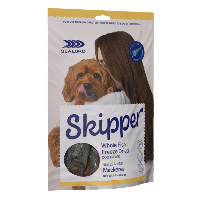 Sealord Skipper Whole Mackerel Freeze Dried Dog Treats - Product Image 1