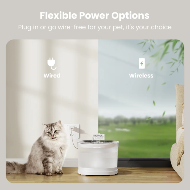 Cheerble E1+ Cat and Dog Water Fountain - Product Image 2