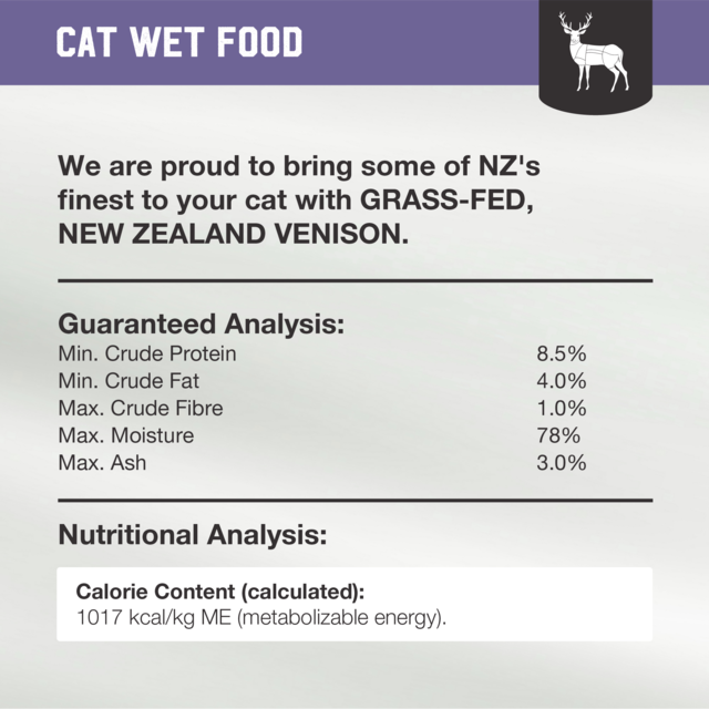 Kiwi Kitchens Venison Wet Cat Food - Product Image 9