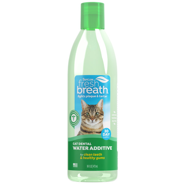 TropiClean Fresh Breath Cat Dental Water Additive - Product Image
