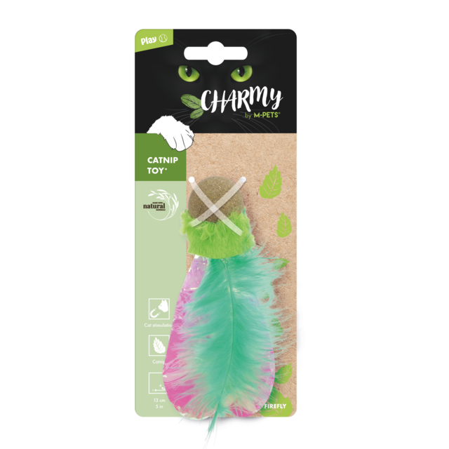 M-PETS Charmy Firefly Catnip Cat Toy - Product Image