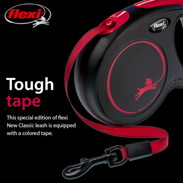 Flexi Classic Black Fire Retractable Dog Lead - Product Image 5