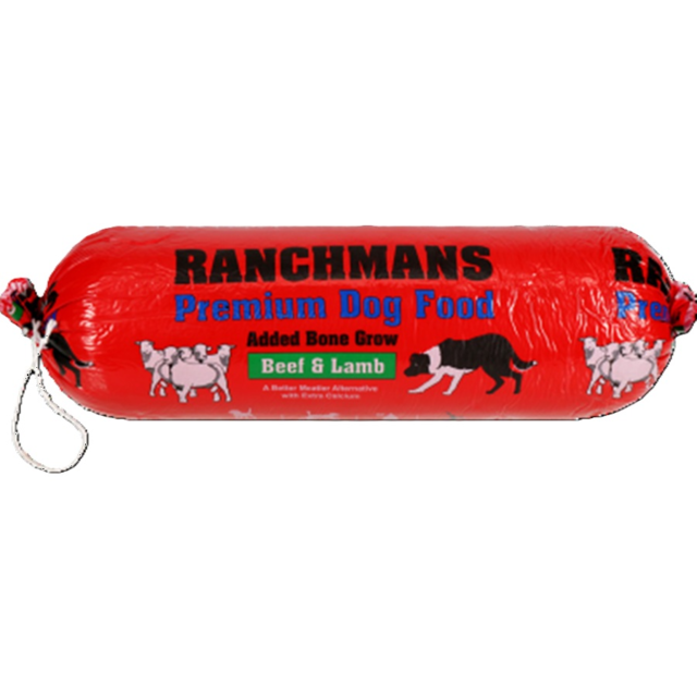 Ranchmans Beef & Lamb Dog Roll Wet Food - Product Image
