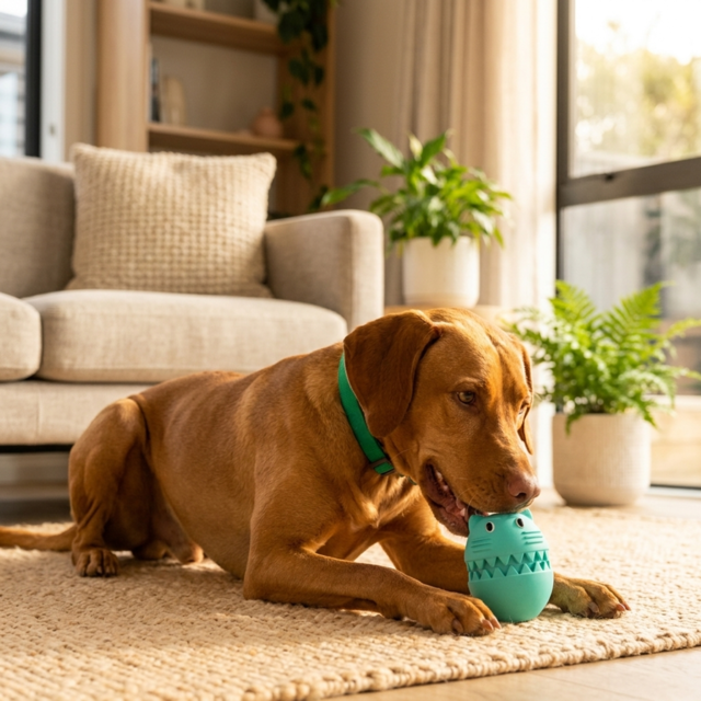 Pup & Purr Treat Monster Tough Dog Toy - Product Image 2