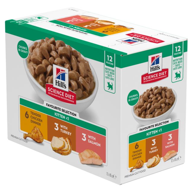 Hill's Science Diet Kitten Wet Cat Food Variety Pack - Product Image 1