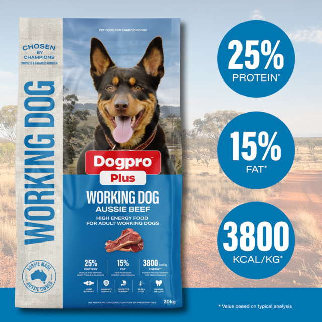 Dogpro Plus Adult Working Dog Aussie Beef Dry Dog Food - Product Image 1