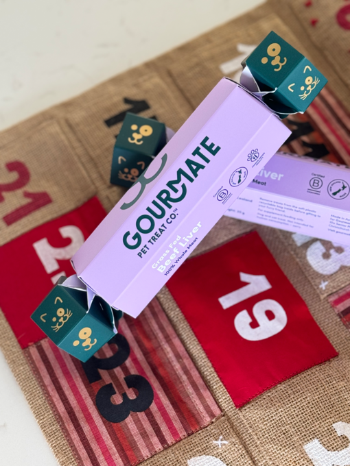 Gourmate Pet Treat Co. Grass Fed Beef Liver Cracker Cat & Dog Treat - Product Image 3