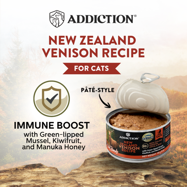 Addiction Wild Islands New Zealand Venison Grain-Free Wet Cat Food - Product Image 3