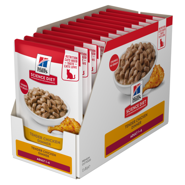 Hill's Science Diet Adult Chicken in Gravy Wet Cat Food - Product Image 3