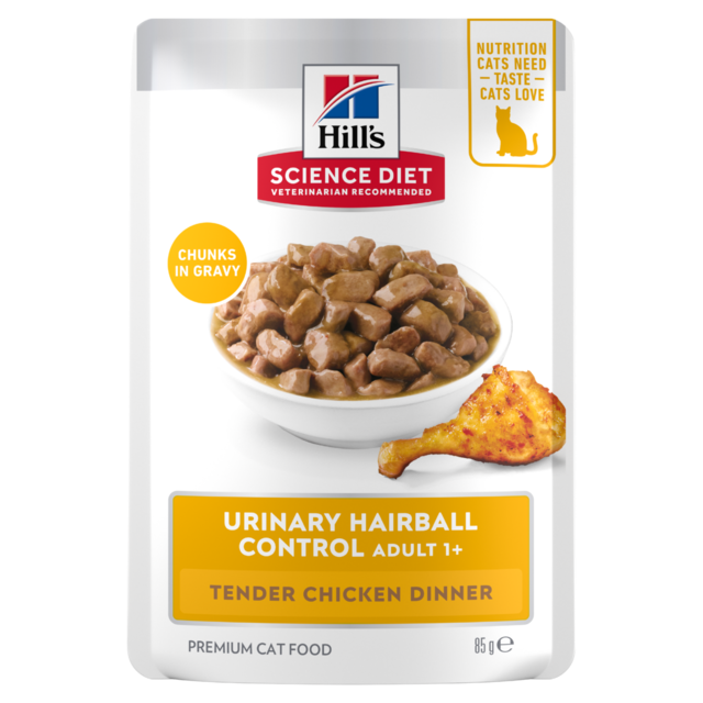Hill's Science Diet Adult Urinary Hairball Control Chicken in Gravy Wet Cat Food - Product Image 1