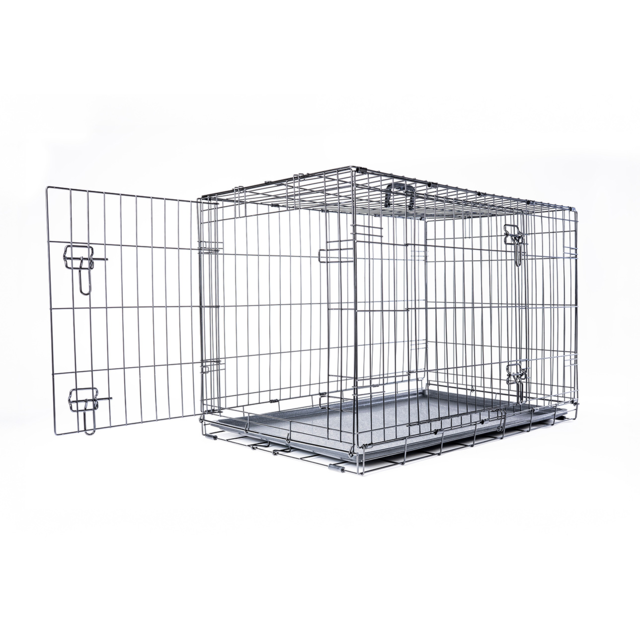 Pup & Purr Double Door Dog Crate with Divider - Product Image 1