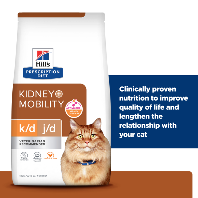 Hill's Prescription Diet k/d j/d Kidney + Mobility Dry Cat Food - Product Image 11