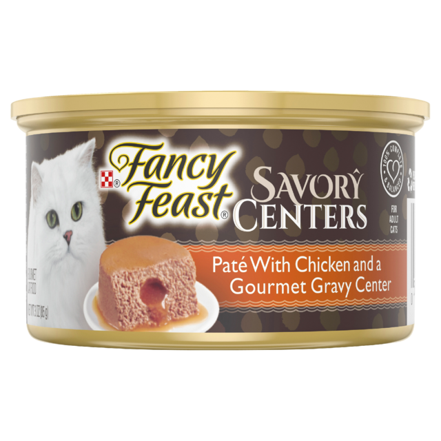 Fancy Feast Savory Centers Pate with Chicken & Gourmet Gravy Wet Cat Food - Product Image 8