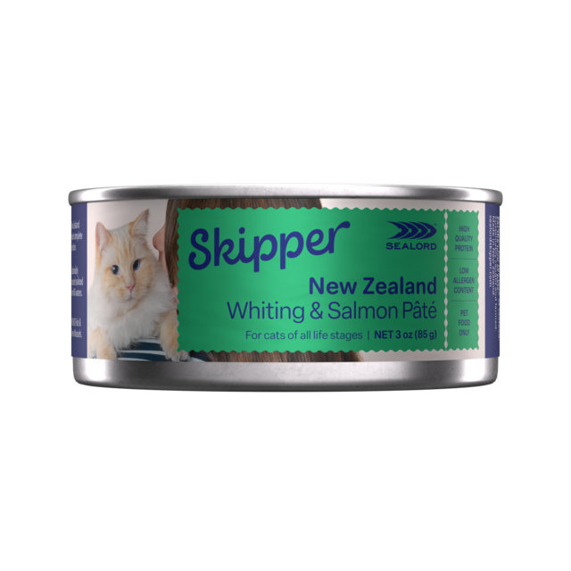 Sealord Skipper Whiting & Salmon Pate Wet Cat Food - Product Image 2