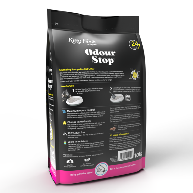 Kitty Fresh Odour Stop Clumping Cat Litter - Product Image 1