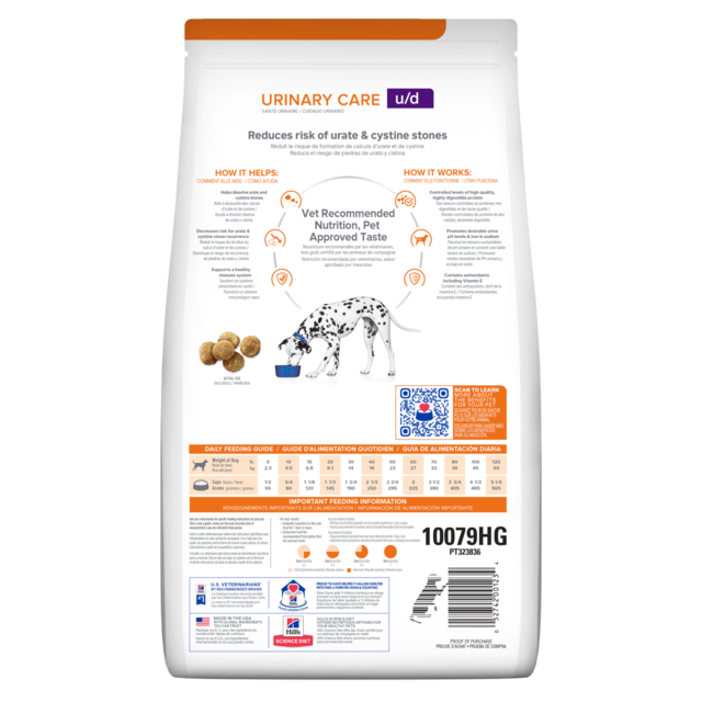 Hill's Prescription Diet u/d Urinary Care Dry Dog Food - Product Image 1