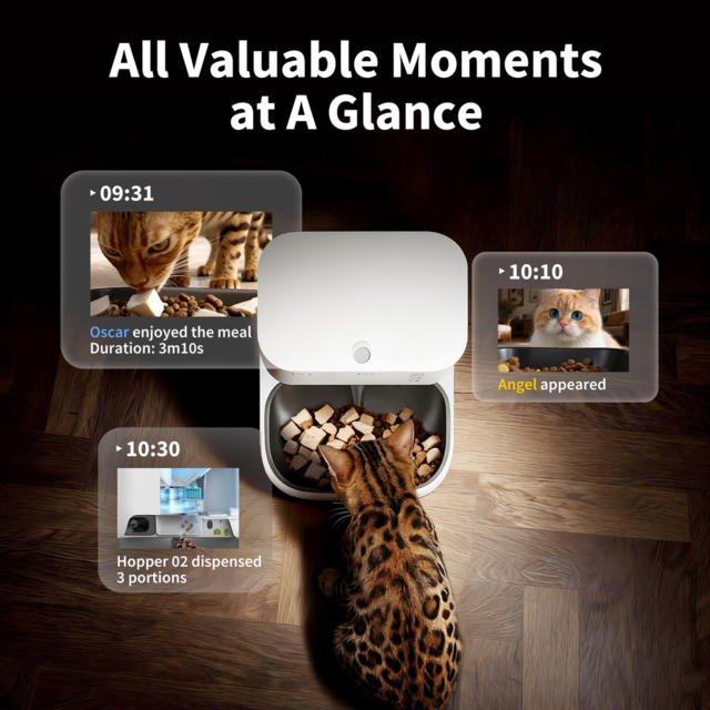 PETKIT Yumshare Dual Hopper 2 with Camera Smart Pet Feeder - Product Image 3